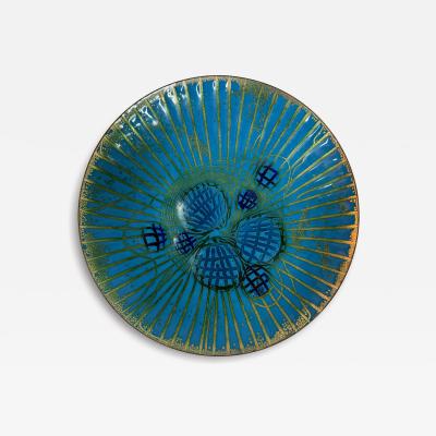 Annemarie Davidson Annemarie Davidson Ghostline Enamel Plate California 1960s