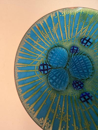 Annemarie Davidson Annemarie Davidson Ghostline Enamel Plate California 1960s