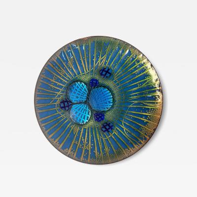 Annemarie Davidson Annemarie Davidson Ghostline Enamel Plate California 1960s