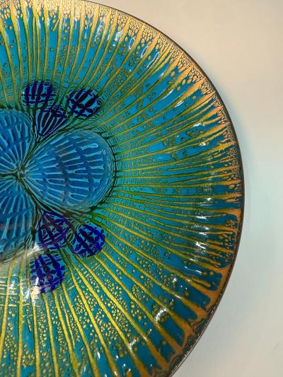 Annemarie Davidson Annemarie Davidson Ghostline Enamel Plate California 1960s