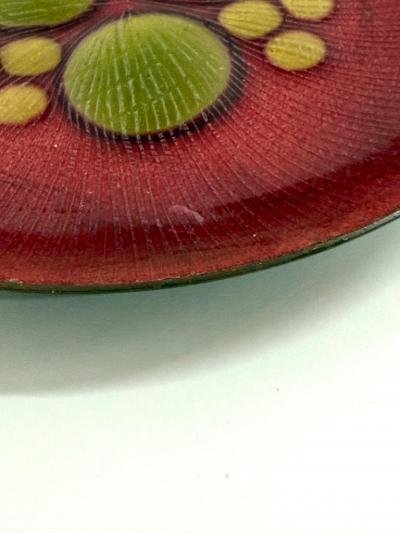 Annemarie Davidson Small Red Annamarie Davidson Plate