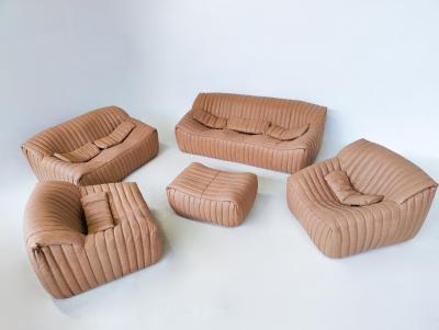 Annie Hieronimus Mid Century Sandra Seating Set by Annie Hieronimus for Ligne Roset