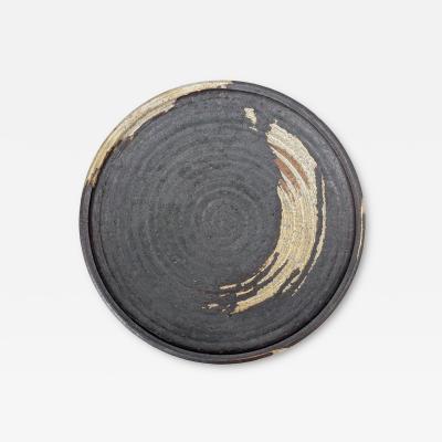 Annikki Hovisaari Modernist Annikki Hovisaari Stoneware Dish in Earthy Colours Arabia 1960s