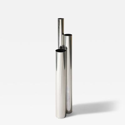 Anodized Aluminum Floor Lamp United States c 1970