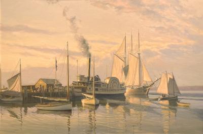 Anthony Blake Entering Nantucket Harbor