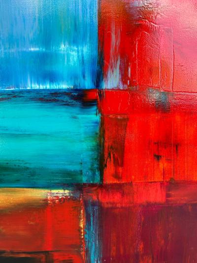 Anthony Liggins Abstract Acrylic Painting and Signed Book Who Loves You Baby 