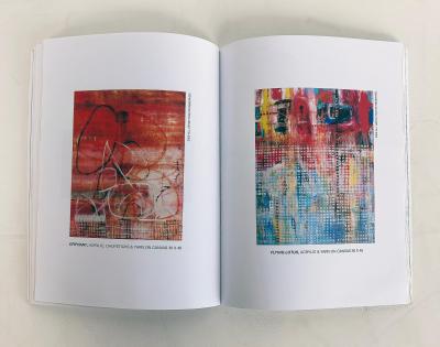 Anthony Liggins Abstract Acrylic Painting and Signed Book Who Loves You Baby 