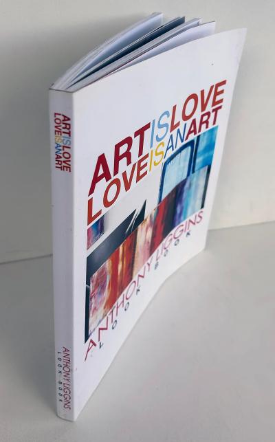Anthony Liggins Abstract Acrylic Painting and Signed Book Who Loves You Baby 