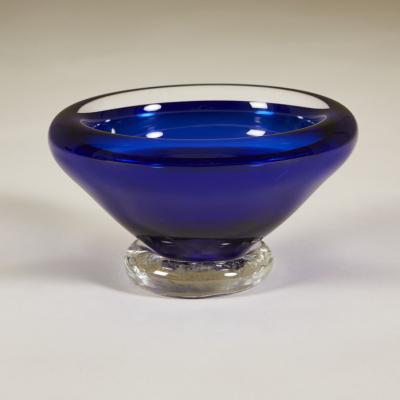 Anthony Stern Anthony Stern signed art glass Egyptian blue bowl