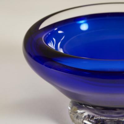 Anthony Stern Anthony Stern signed art glass Egyptian blue bowl