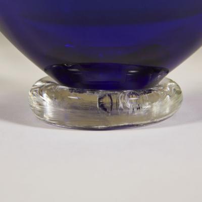 Anthony Stern Anthony Stern signed art glass Egyptian blue bowl