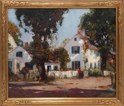 Anthony Thieme Atlantic Avenue Rockport Impressionist Signed