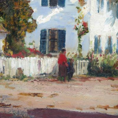 Anthony Thieme Atlantic Avenue Rockport Impressionist Signed