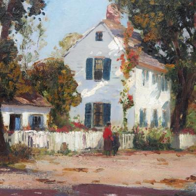 Anthony Thieme Atlantic Avenue Rockport Impressionist Signed