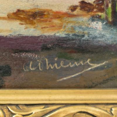 Anthony Thieme Atlantic Avenue Rockport Impressionist Signed