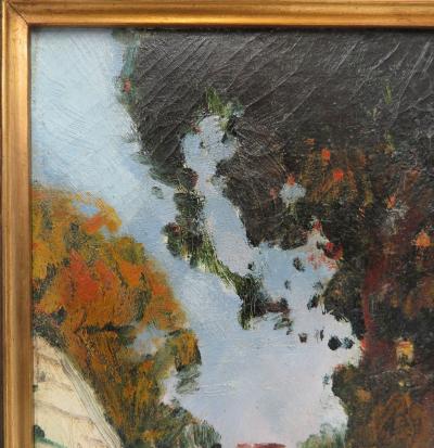 Anthony Thieme Atlantic Avenue Rockport Impressionist Signed
