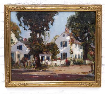 Anthony Thieme Atlantic Avenue Rockport Impressionist Signed