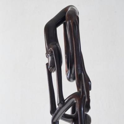 Anthropomorphic Modernist Makonde Sculpture 1950s