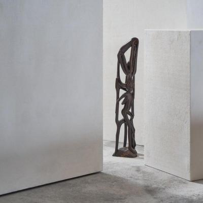 Anthropomorphic Modernist Makonde Sculpture 1950s