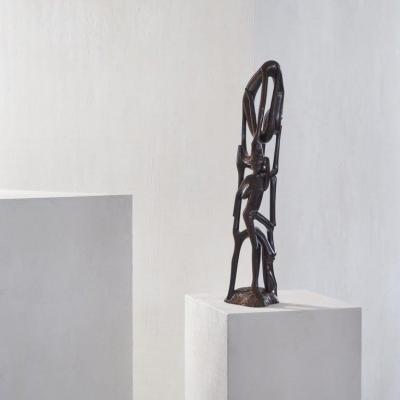 Anthropomorphic Modernist Makonde Sculpture 1950s