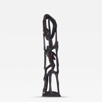 Anthropomorphic Modernist Makonde Sculpture 1950s