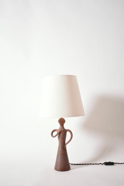 Anthropomorphic ceramic lamp 1950s 