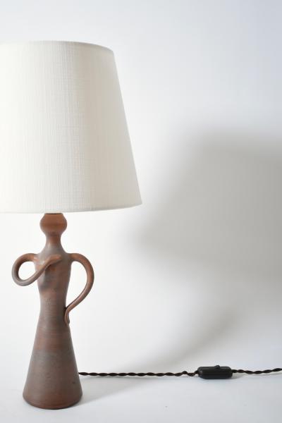 Anthropomorphic ceramic lamp 1950s 