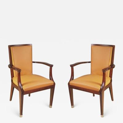 Antilles Ocean Liner Pair of Armchairs