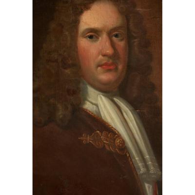 Antique 18c British School Portrait of a Gentleman