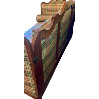 Antique 18th C French Country Fruitwood Daybed Sofa