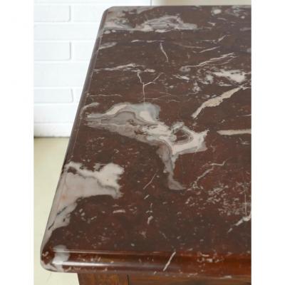 Antique 18th C French Country Marble Top Table