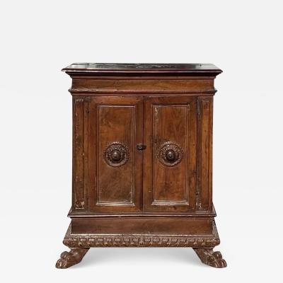 Antique 18th C Italian Walnut Cupboard Cabinet