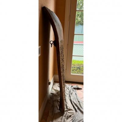 Antique 18th C Primitive Farm Plow Thrasher Now Wall Art