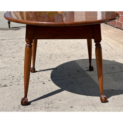 Antique 18th C Style Chippendale Ball Claw Fruitwood Table