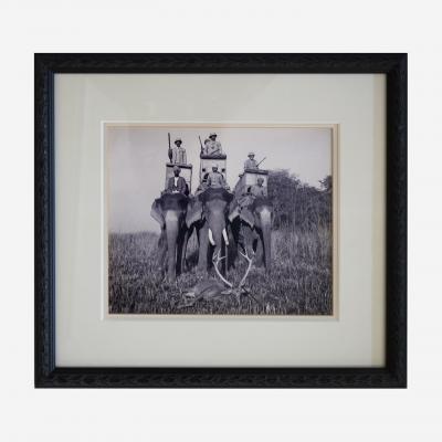 Antique 1930s Photos of a Tiger Hunt in Colonial India