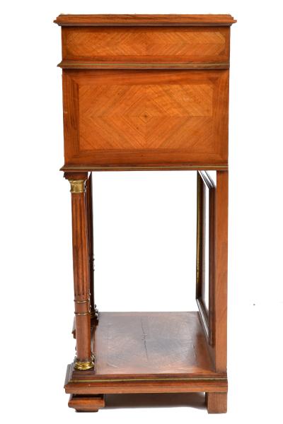 Antique 19th C French Walnut Cabinet Night Stand Napoleon III period 