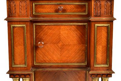 Antique 19th C French Walnut Cabinet Night Stand Napoleon III period 