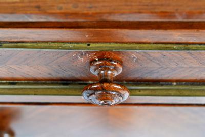Antique 19th C French Walnut Cabinet Night Stand Napoleon III period 