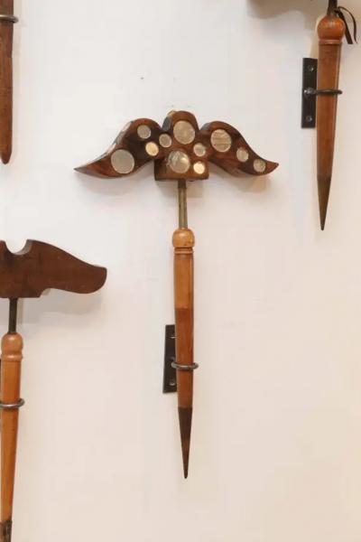 Antique 19th Century Folk Art Bird Hunting Tool and Decoy