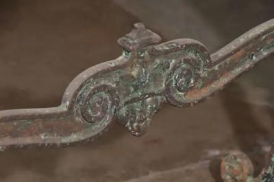 Antique 19th Century French Iron and Marble Patisserie Table