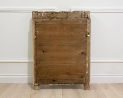 Antique 19th Century French Mirror with Original Paint and Glass