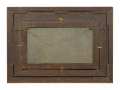 Antique 19th Century Hudson River Valley Oil Landscape Painting