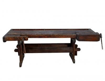 Antique 19th Century Shaker Style Work Bench Table