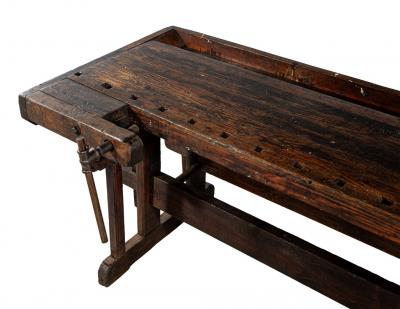 Antique 19th Century Shaker Style Work Bench Table
