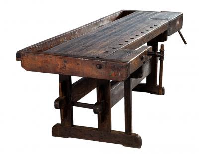 Antique 19th Century Shaker Style Work Bench Table