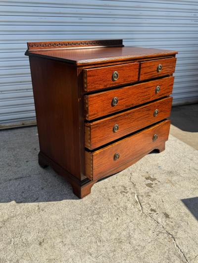 Antique 4 Drawer Walnut Chest