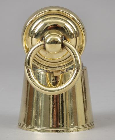 Antique 7 Lb Weight Brass Inkwell