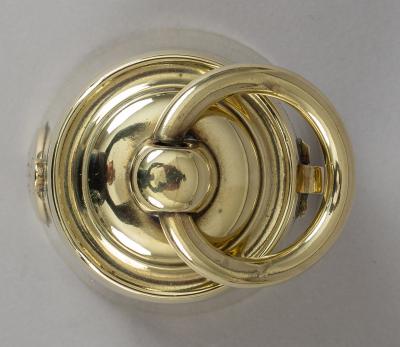 Antique 7 Lb Weight Brass Inkwell