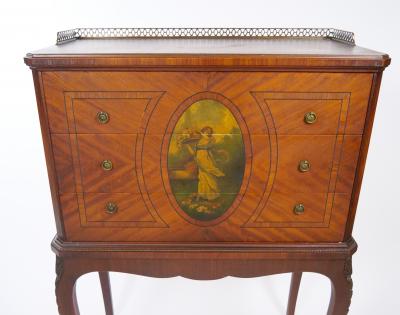 Antique Adam Style Mahogany Silverware Cabinet Early to Mid 19th Century