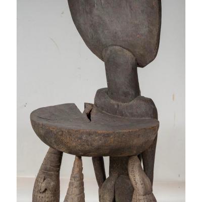 Antique African Orators Stool Teket Litmus People Papua New Guinea 60 H